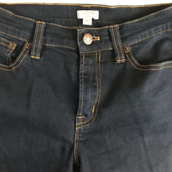 New J. Crew Womans Stretch Med Rise Skinny Jeans Sz 27 Dark 28x28 RN 77388 - Picture 8 of 12